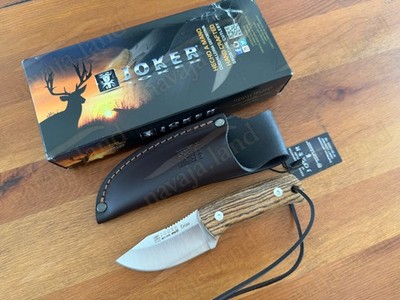 Joker Erizo 3'' Stainless Steel MOVA 1.4116 Fixed Knife Bocote Wood Handle Spain