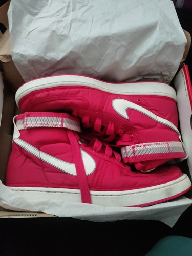 Nike Vandal Supreme Hi Canvas (VNTG) High Tops Red Very Rare - Picture 1 of 6