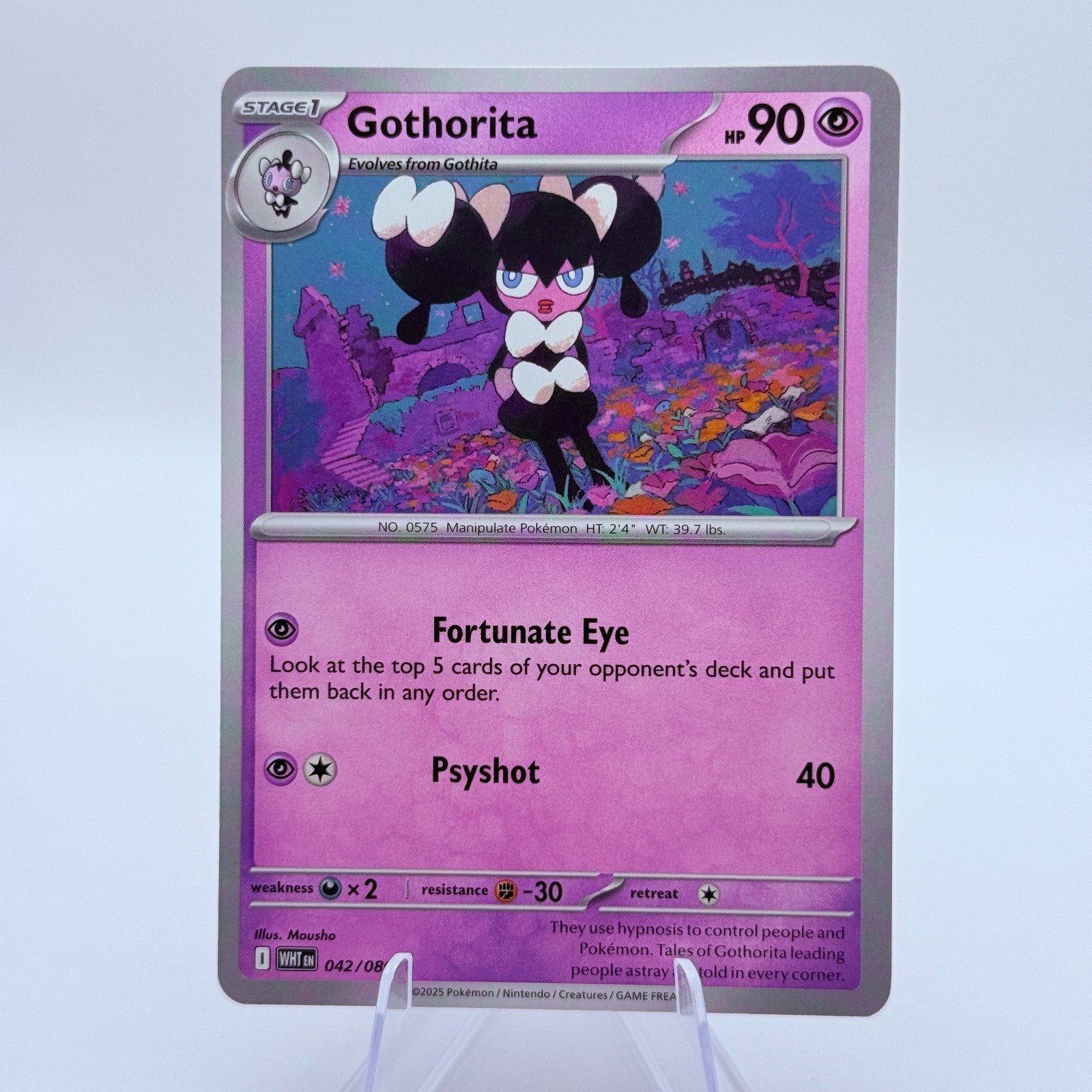 Gothorita 042/086 Sv: White Flare Regular Pokemon 