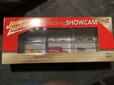"NEW" OS JOHNNY LIGHTNING INTERLOCKING SHOWCASE 6 CARS 