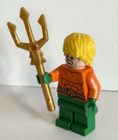 Lego 76000 AQUAMAN WITH TRIDENT  (sh050) DC Arctic Batman vs Mr. Freeze 2013