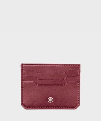 Montegrappa Signet 3+3 Burgundy Leather Credit Card Holder Bag IC00CC03