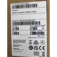 New NVIDIA Mellanox MCX75310AAS-NEAT ConnectX -7 InfiniBand Ethernet Adapter