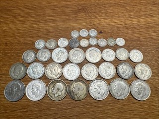 Großbritannien Konvolut Lot Sammlung: Verschiedene Silbermünzen ca. 270g Silber