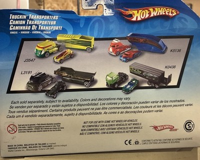 Hot Wheels Truckin' Transporters Diecast Hauler Semi K5136 w 1/64