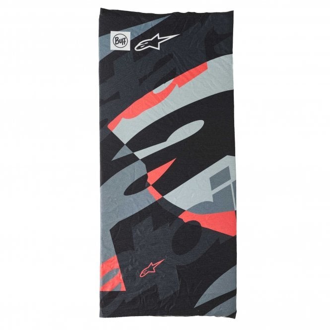 Alpinestars Mogress Buff Motorcycle Neck Tube Black/Camo/Red/Fluo - Image 2