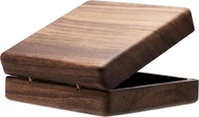 Walnut Wood Pocket Watch Box Portable Single Pocket Watch Display Storage Travel