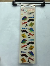NIP Mrs. Grossman's Stickers Sparkle Pirate Gear 2 Sheets