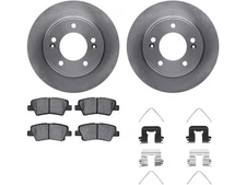 For 2014-2017 Kia Forte Koup Brake Pad and Rotor Kit Dynamic Friction 86722TQYW