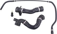 Set of 4 Low Upper Radiator Coolant Hose Vent Line Sensor for...