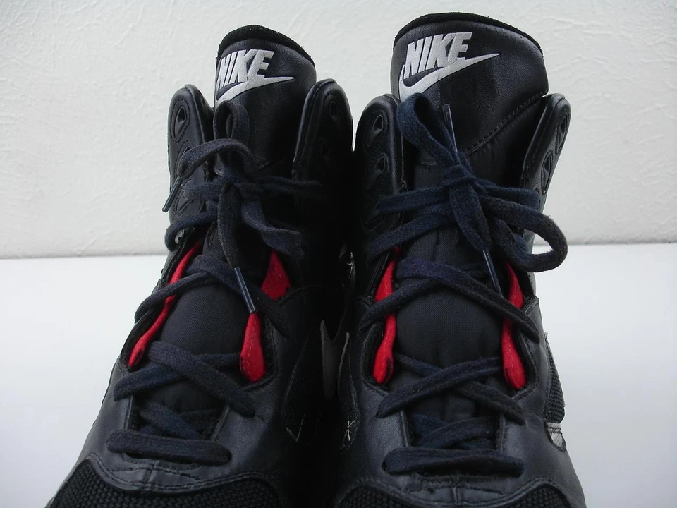 Para hombres 13.5 M Nike Pro Mako 150 Stove OG NFL 930204 LN2 Negro Zapatos de caña alta 1993 Foto 4 de 4