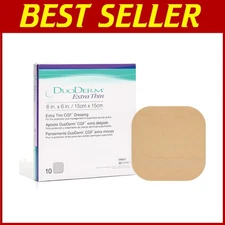 Thin Hydrocolloid Dressing for Wounds - 6x6 Inch