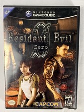 Resident Evil Zero Nintendo GameCube CIB 2 Disc Manual Black Label Tested Capcom
