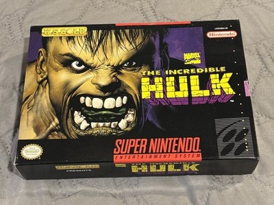 The Incredible Hulk   *  Snes Box Only * Super Nintendo Original box