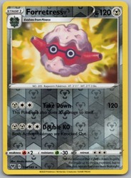 Forretress 114/185 Vivid Voltage Reverse Holo Rare Pokémon TCG