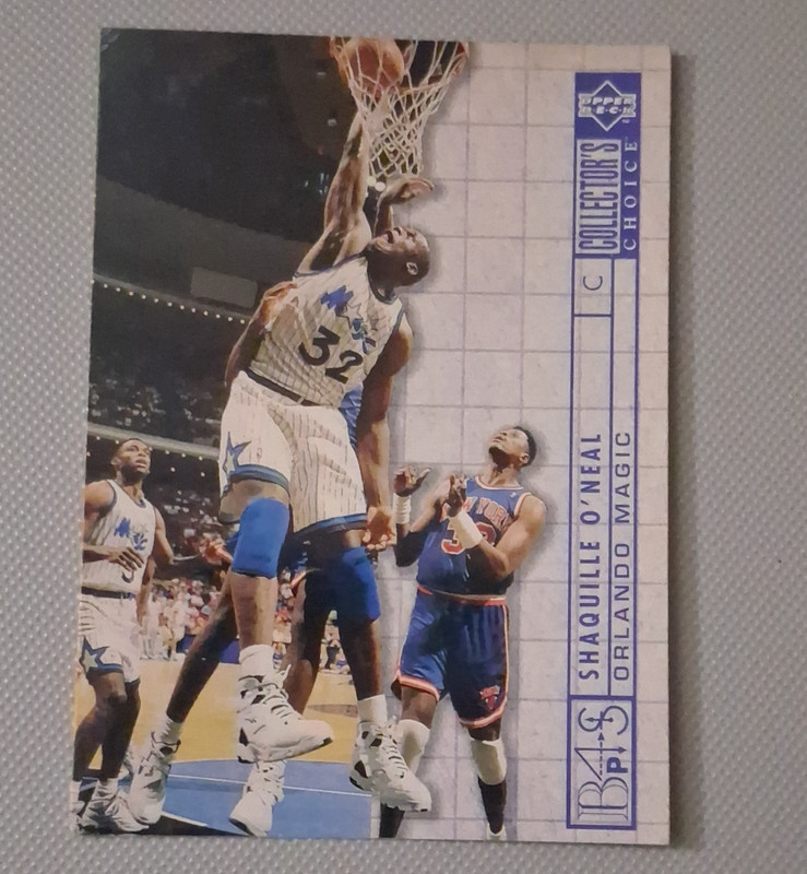 Upper Deck 1994-95 Collector's Choice Shaquille O'Neal Magic #390 Blueprint