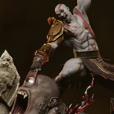 Kratos GOW - 1/6 1/9 Scale Figur Collectible Statue Hand Painted Figure
