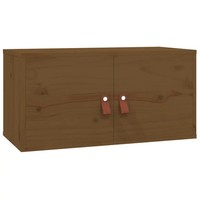 Wandschrank Honigbraun 60X30X30 Cm Massivholz Kiefer
