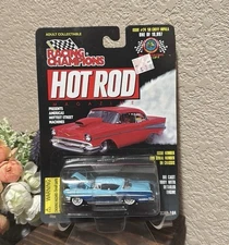 Racing Champions Hot Rod Magazine Issue #24 ’58 Blue Chevy Impala Limited