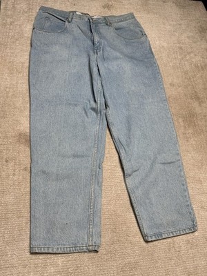 anchor blue beyond baggy デニム 42 greeny Vintage Anchor Blue Jeans Mens 42x32 Blue Beyond Baggy Denim Pants