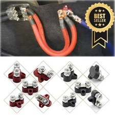 2-10PC 1/4" M8 12-48V Bus Bar Terminal Block Power Stud Battery Junction Post