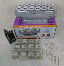 Jilbere de Paris Ceramic Tools Hot Rollers 12 Pc Porcelain Series Professional