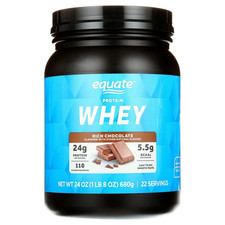 Equate Whey Protein Powder, Rich Chocolate, 24 oz