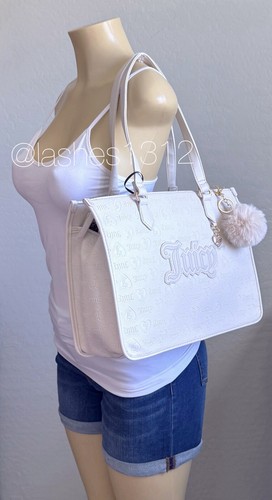 JUICY COUTURE Borsa Aggiornamento U Tote - Crema - Foto 7 di 8