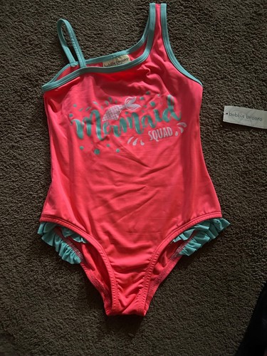 girls one-piece mermaid swimsuit size M (7/8) Bobbie Brooks for girls