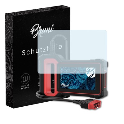Bruni 2x Folie für Thinkcar ThinkScan Plus S6 Schutzfolie Displayschutzfolie