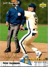 1993 Upper Deck #452 Jeff Bagwell Inside The Numbers Insert Houston Astros Card