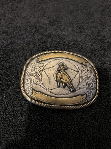 cutting horse belt buckle