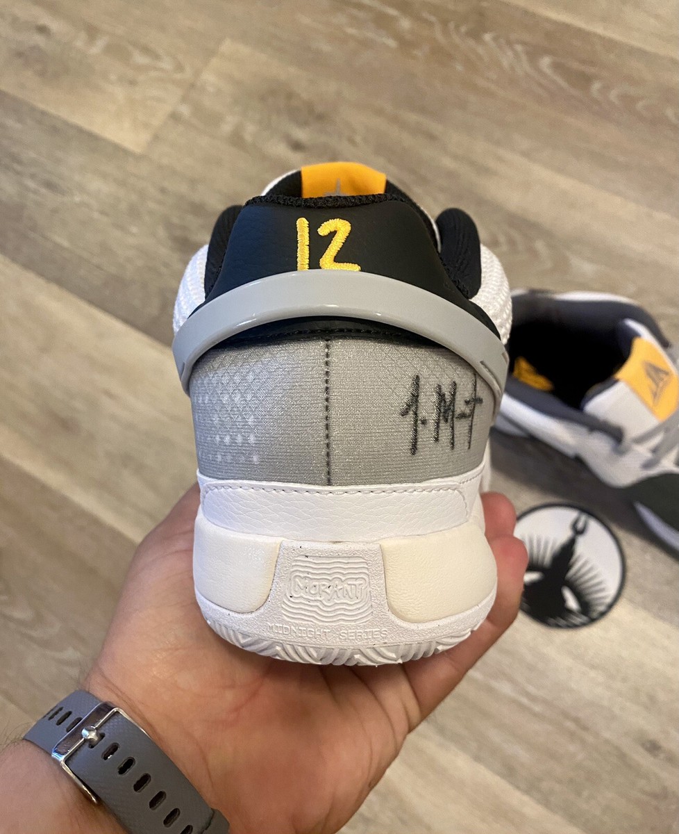 Nike Ja 1 'Wet Cement' Light Smoke Grey Black Basketball