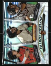 Ryan Howard / C.J Hinojosa / Chris Shaw 2018 Bowman Chrome #TP-SFG  Baseball