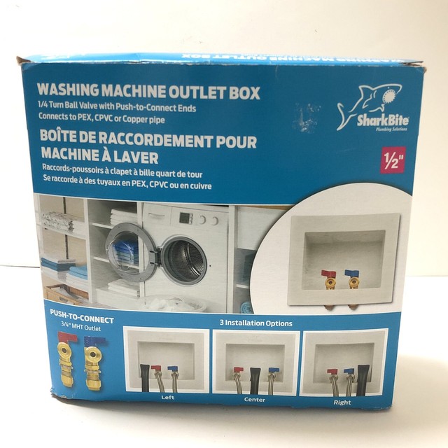SharkBite 24763 Washing Machine Outlet Box for sale online eBay