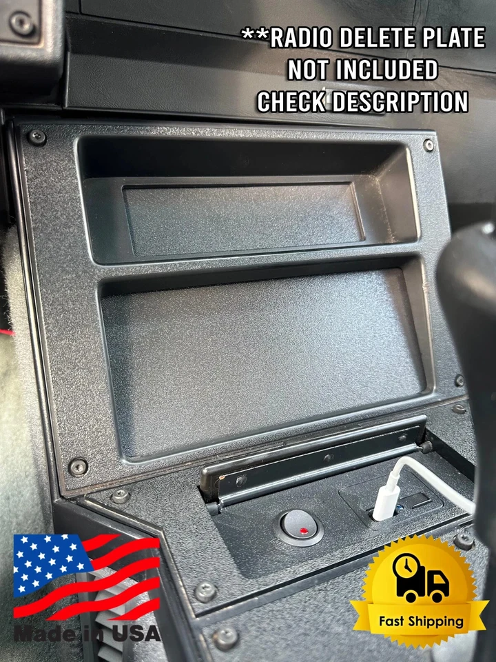 1982-1992 82-92 Firebird/Camaro IROC Z28 RS AIRE ACONDICIONADO Y placa de eliminación de control de calefacción Foto 3 de 3