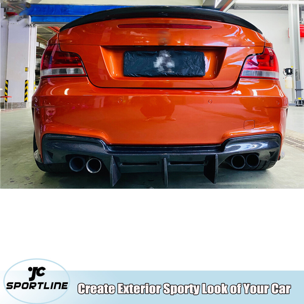 For BMW 1 Series 125i 135i E82 Coupe 2007UP Carbon Fiber Rear Trunk