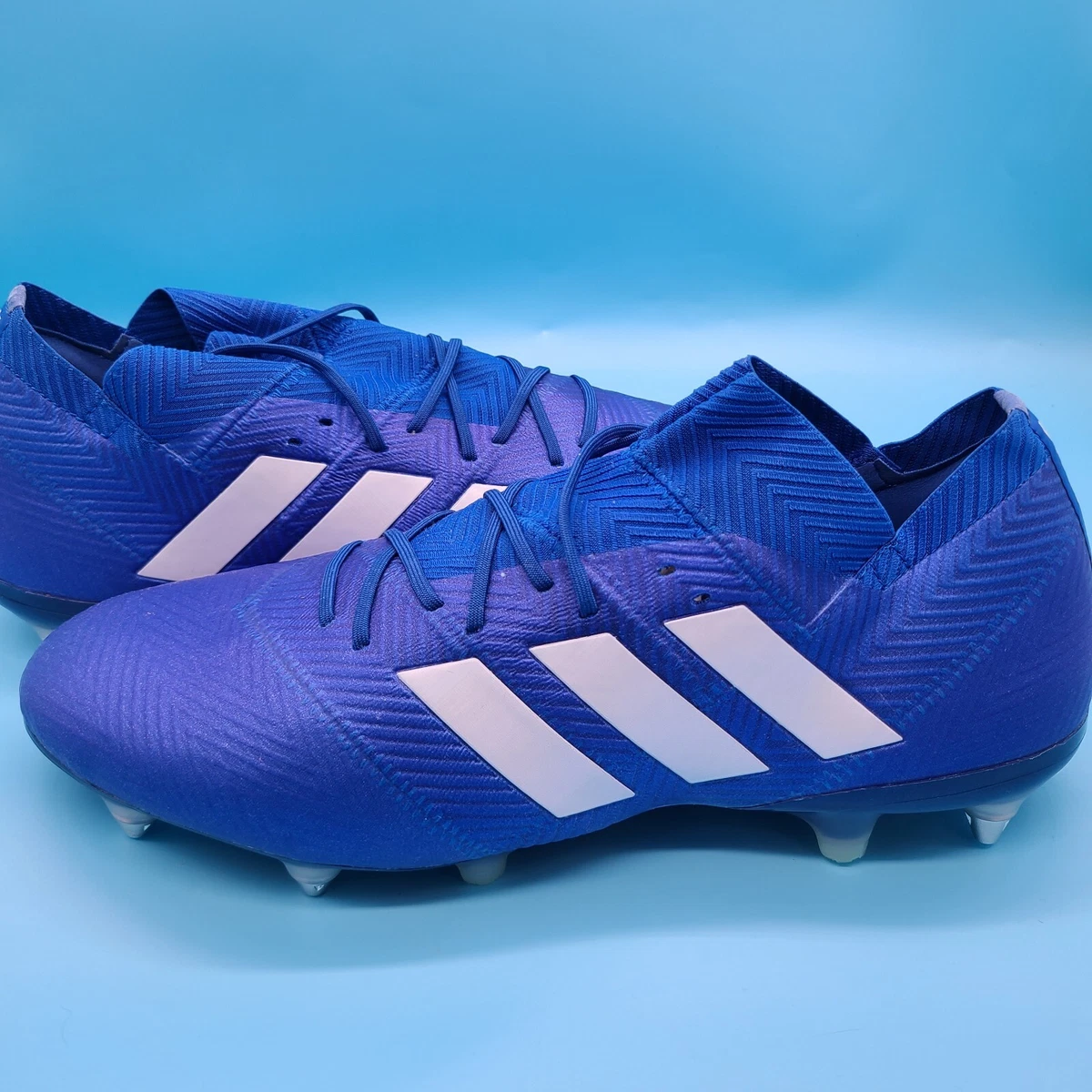 Aire acondicionado Es mas que curva Adidas Nemeziz 18.1 SG Blue Soft Ground DB2087- Retail $225 | eBay