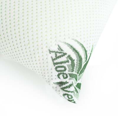 Punktelastisches Kopfkissen. 40 x 80cm Visco-Gelschaum Premium ALOE VERA  Bezug | eBay.de