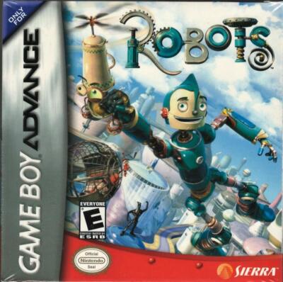 【新品、未開封】ROBOTS ロボッツ　ゲームボーイアドバンス　GBA Robots GBA (Brand New Factory Sealed US Version) Game Boy