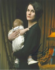 MICHELLE DOCKERY SIGNED 'DOWNTON ABBEY' LADY MARY 8X10 PHOTO B w/COA ACTRESS