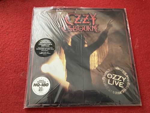 OZZY OSBOURNE OZZY LIVE VERY RARE RSD 2012 LIVE DOUBLE LP NUMBERED MINT SEALED
