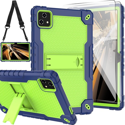 For T-Mobile Revvl Tab 5G Heavy Duty Case Built Strap Kickstand,Screen Protector - Picture 44 of 45