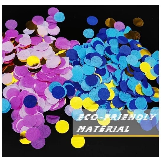 Globo Jumbo Revelación Género Bebé 36 Pulgadas Negro Rosa y Azul Confeti Niño Niña Foto 2 de 4