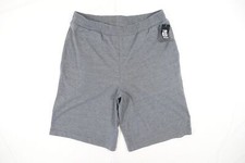 IDEOLOGY ID HEATHER GRAY MEDIUM 32-34 TRAINING FITNESS ATHLETIC STRETCH SHORTS