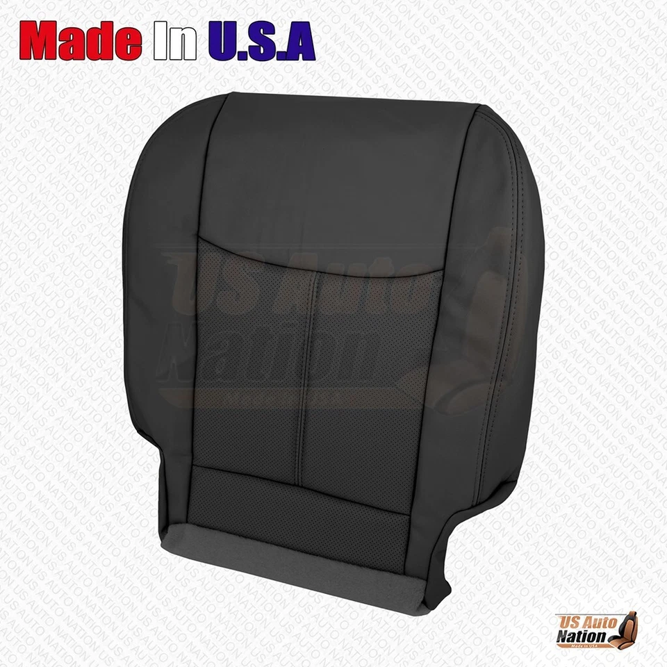 Черный перфорированный кожаный чехол снизу для водителя Nissan Pathfinder 2015–2020 годов выпуска - Изображение 4 из 4