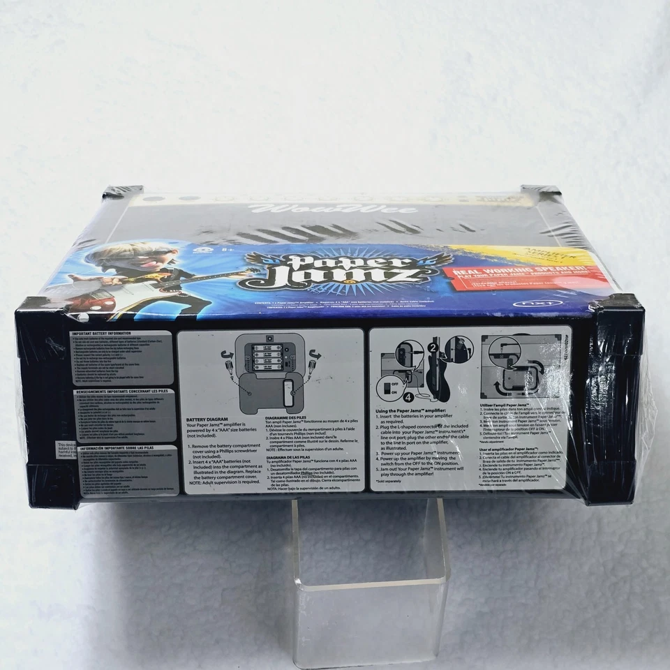 Paper Jamz Guitar Amplifier Series 1 Black/Gold 2009 WowWee Group  New Sealed - Image 2 of 4