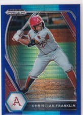 2021 Prizms Hyper Blue Christian Franklin Prizm Draft FR1841