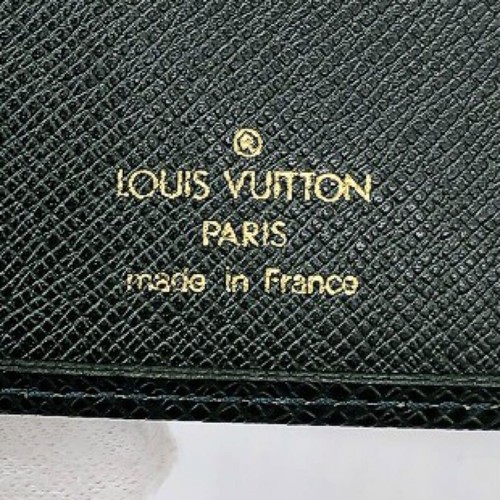 LOUIS VUITTON notebook cover Agenda Bureau Taiga tear about 1cm - Picture 7 of 9