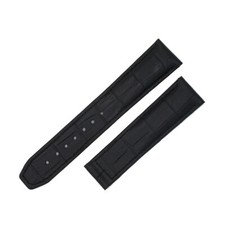 Black Quality Genuine Leather Watch Band Strap For -Maurice Lacroix- 20mm 